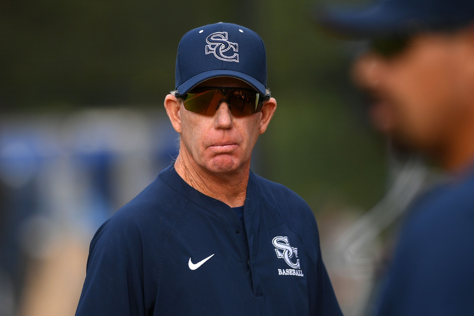 Sierra Canyon baseball coach Tom Meusborn during a Mission League game Mar 26, 2025.(Photo by Andy Holzman, Contributing Photographer)
